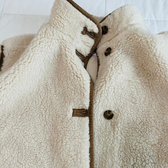 NWT Old Navy Oversized Sherpa Aviator Jacket - Picture 2 of 9